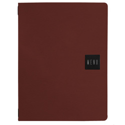 Porta menU' A4 Talk bordeaux 24,3x31,6cm Stilcasa