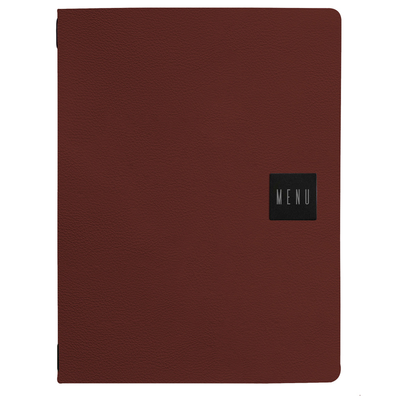 Porta menU' A4 Talk bordeaux 24,3x31,6cm Stilcasa