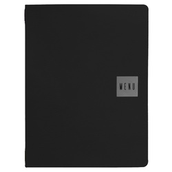 Porta menU' A4 Talk nero 24,3x31,6cm Stilcasa