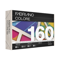 Carta Fabriano Colore A4 160gr 250fg col.tenui avorio