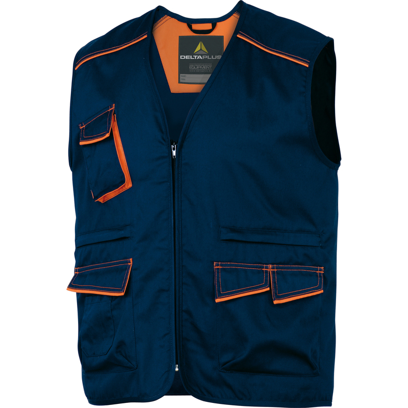 GILET da LAVORO M6GIL blu/arancio Tg. XL PANOSTYLER