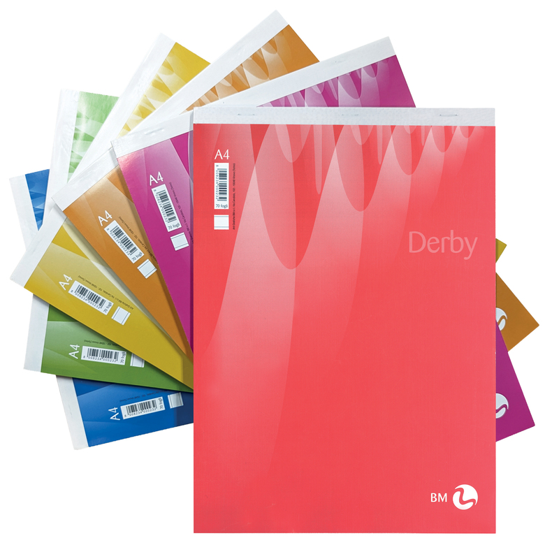 BLOCCO NOTE DERBY 150x210mm 70fg 60gr PM 5mm BM