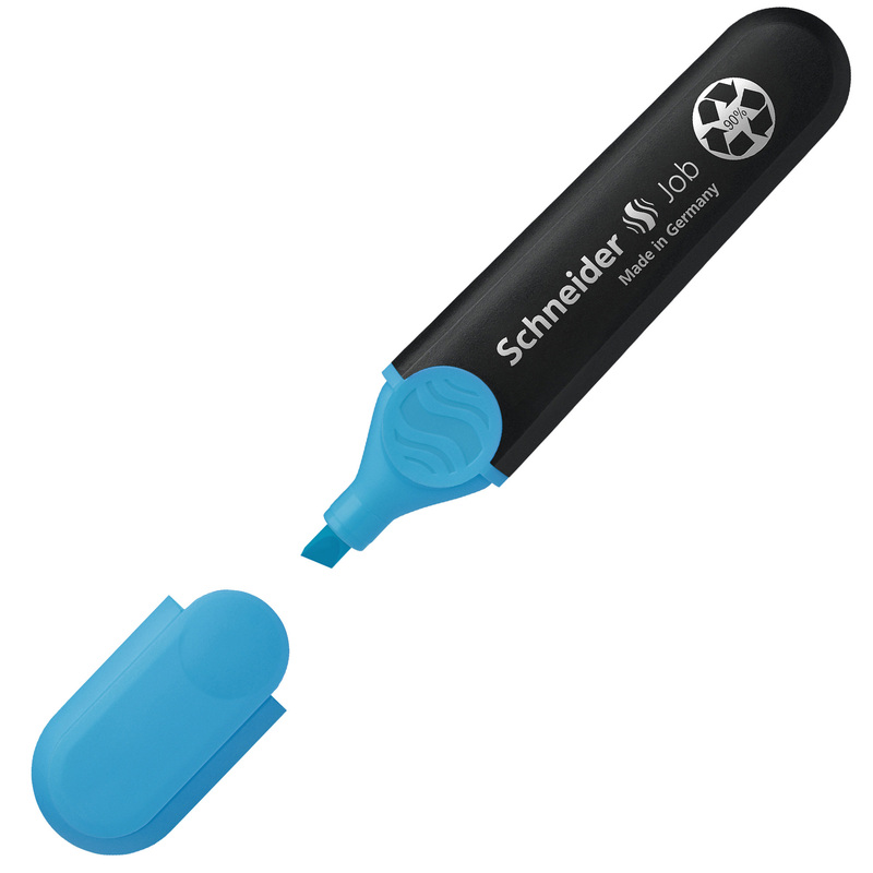 Evidenziatore JOB PPL 1-5mm azzurro SCHNEIDER